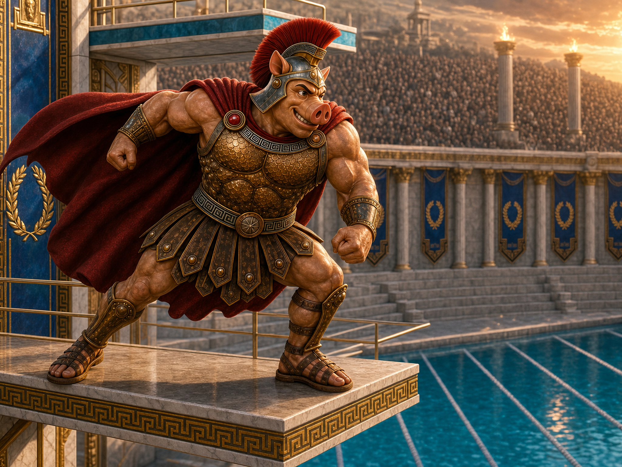 BRUTUS diving start