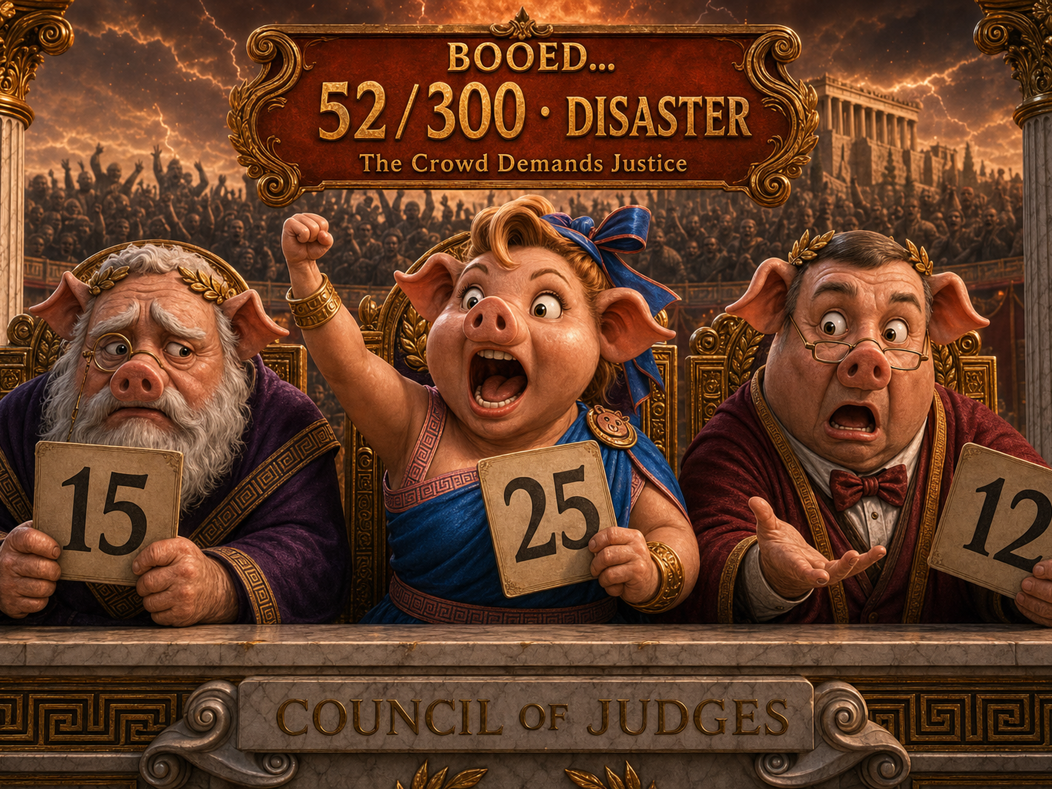 Judges outrage